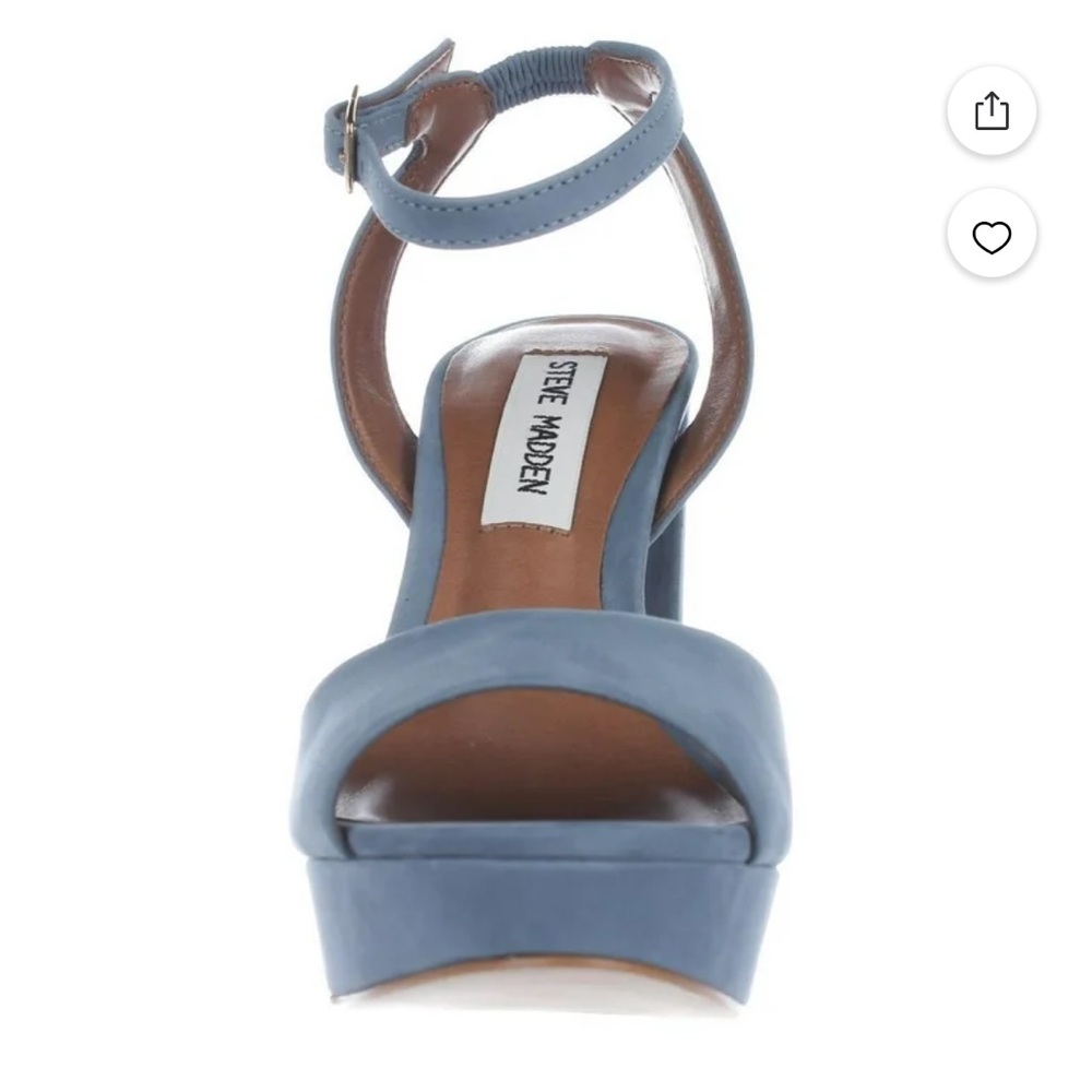 Steve Madden Light Blue Platform Kierra Heels - Picture 7 of 11